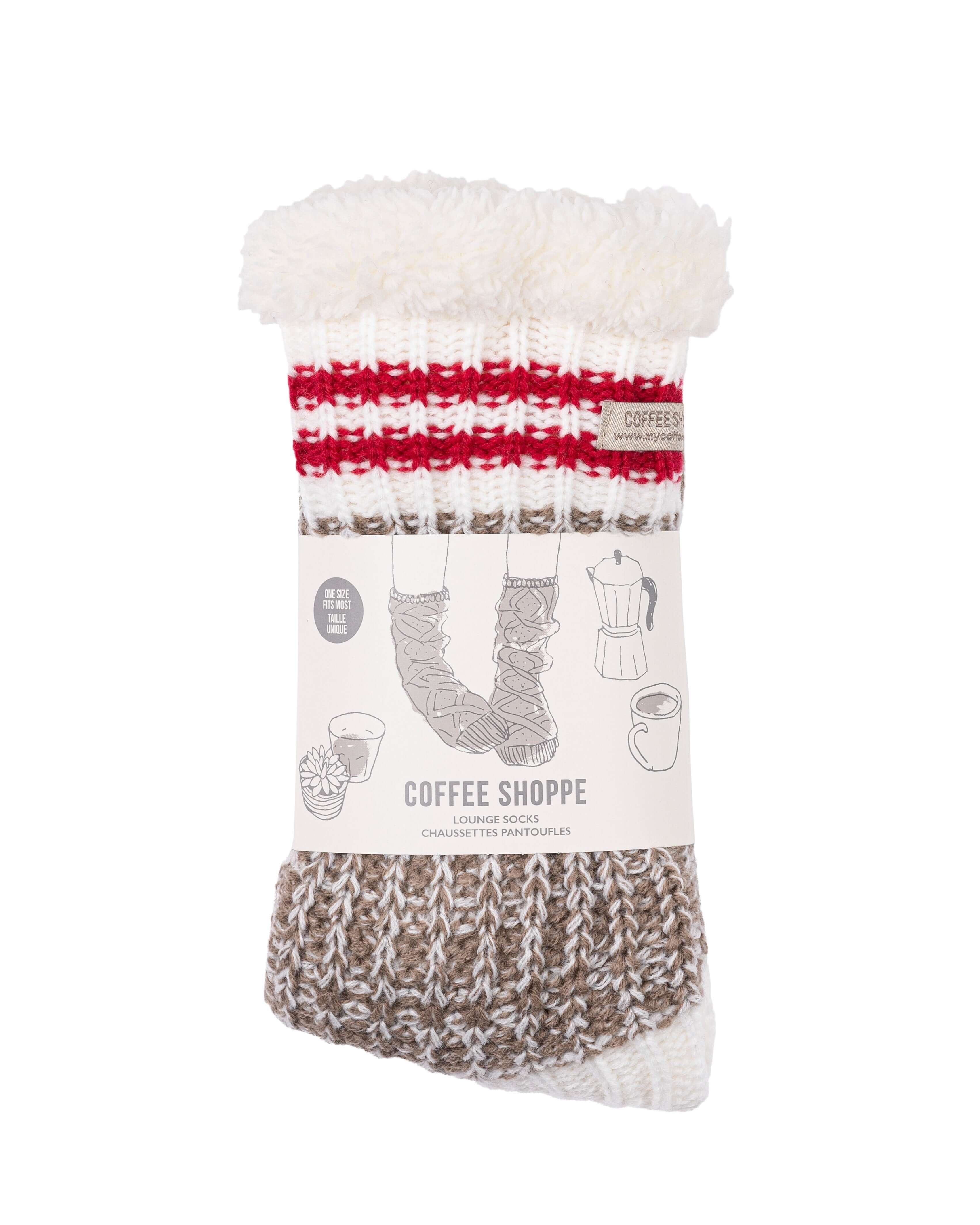 Canadiana Lounge Socks - Fungi - LATTELOVE Co.