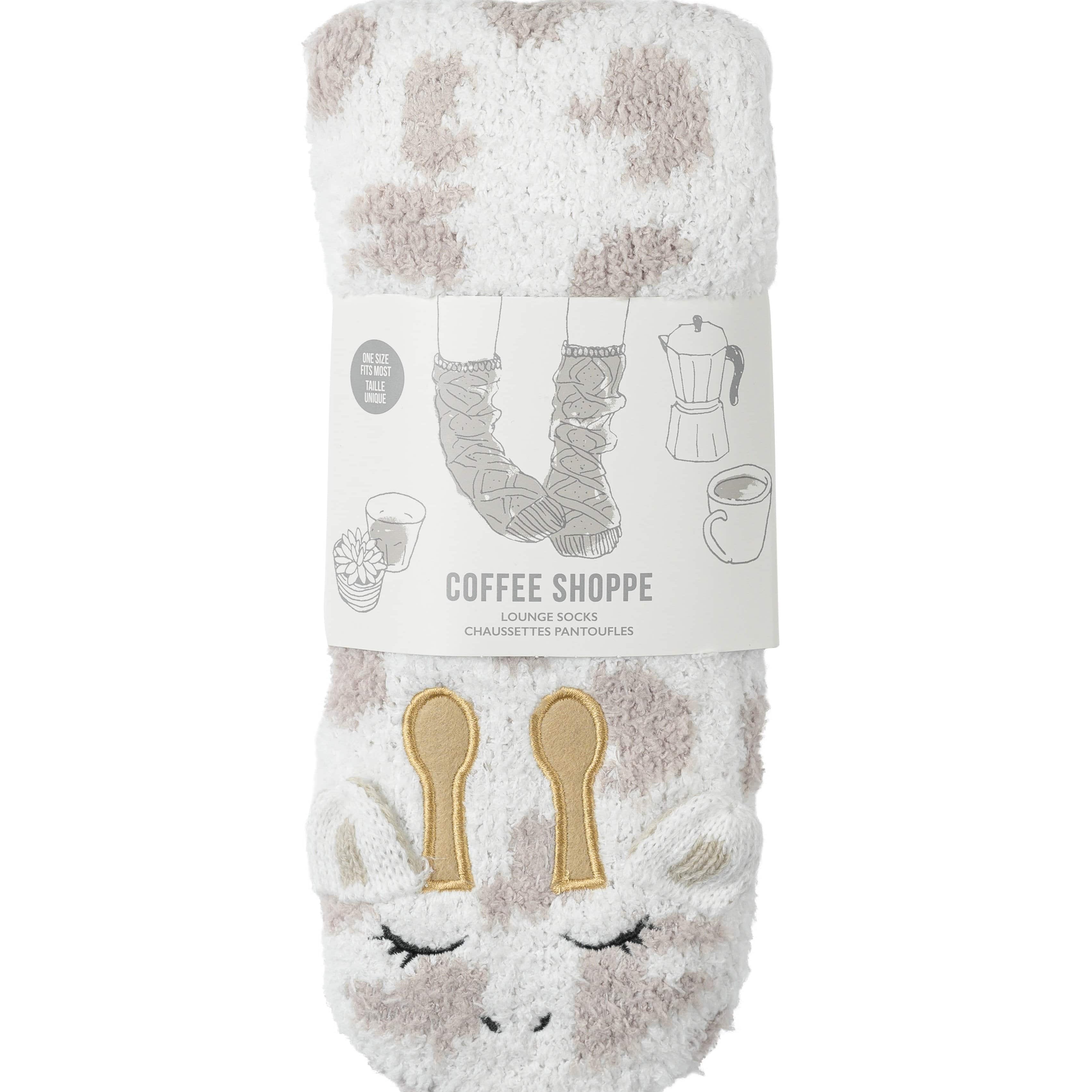 Marshmallow Critter Sock - Giraffe (Whisper White) - LATTELOVE Co.