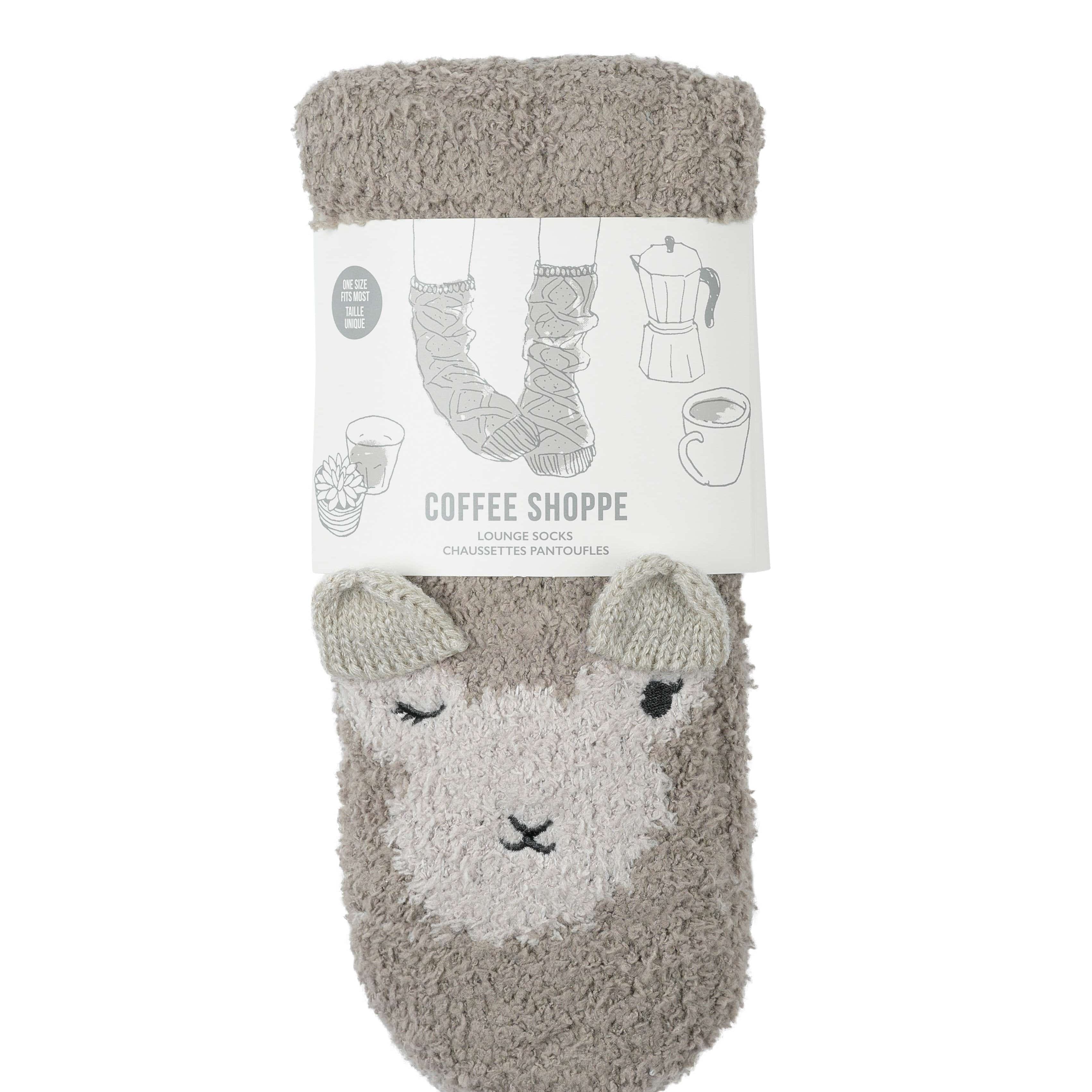 Marshmallow Critter Sock - Llama (Fungi) - LATTELOVE Co.