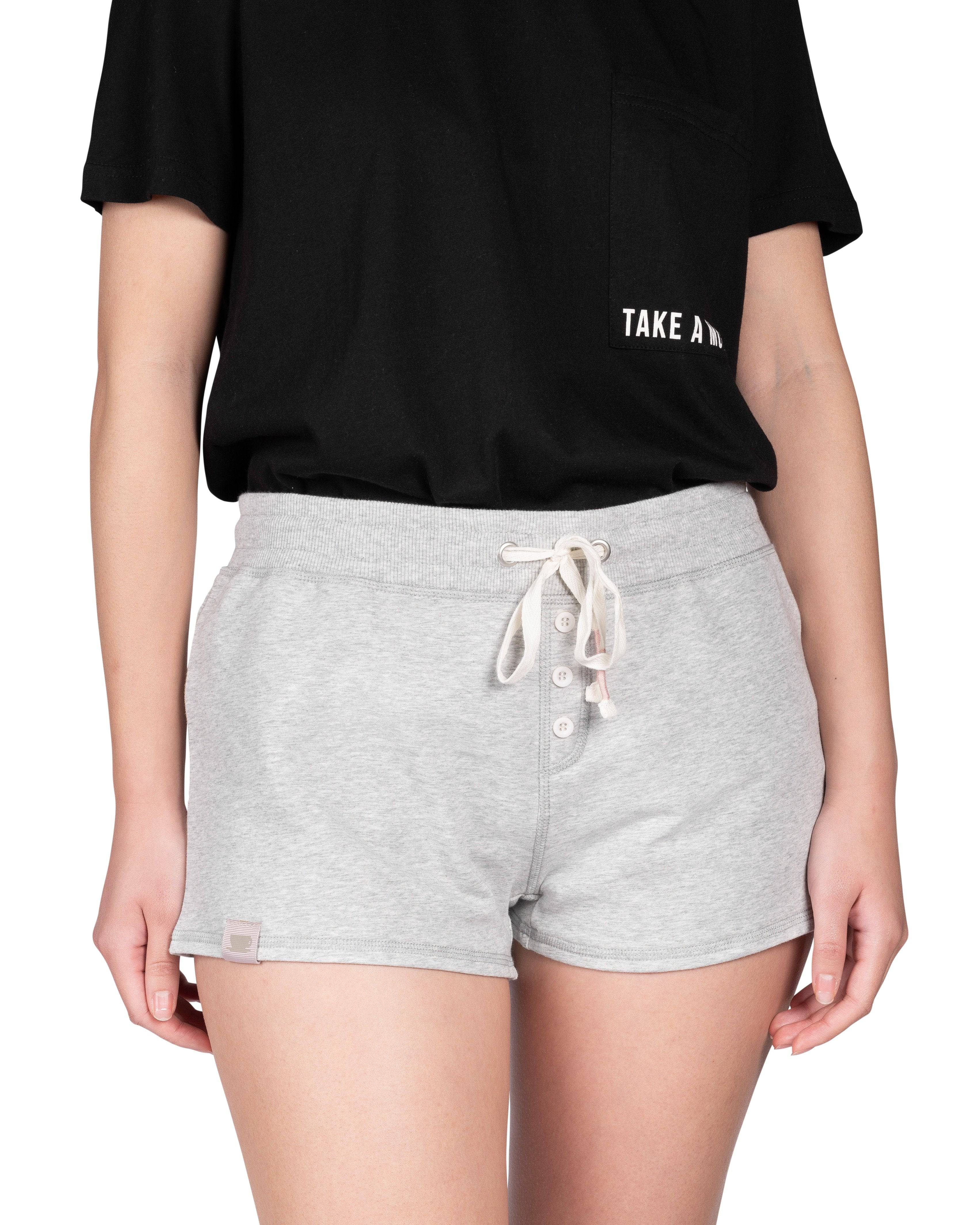 Take-Comfort Lounge Short - Grey Mix - LATTELOVE Co.