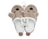 Critter Slide Slipper with hard-bottom sole - Dog (Fungi) - LATTELOVE Co.