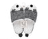 Critter Slide Slipper with hard-bottom sole - Hedgehog (Wild Dove) - LATTELOVE Co.