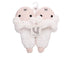 Critter Slide Slipper with hard-bottom sole - Lamb (Millennial Pink) - LATTELOVE Co.