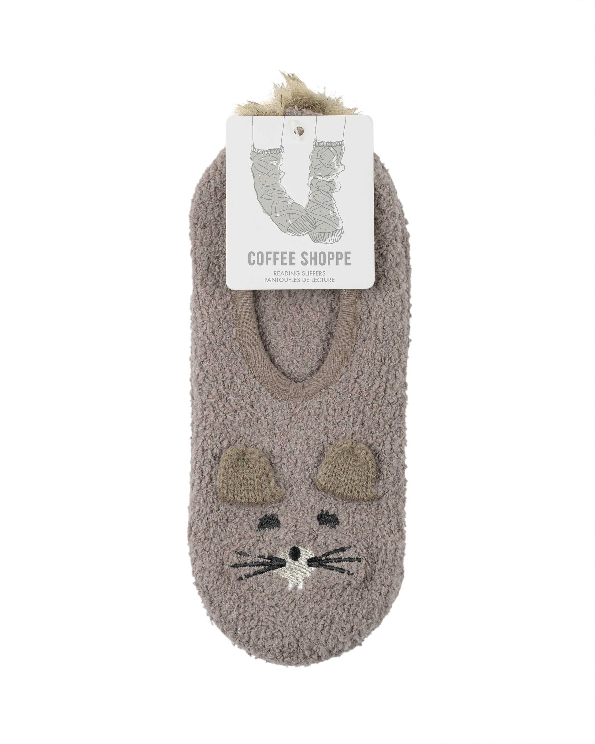 Marshmallow Animal Footlet - Gopher (Fungi) - LATTELOVE Co.