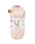 Melange Cable/Rib Knit Booties - Millennial Pink - LATTELOVE Co.