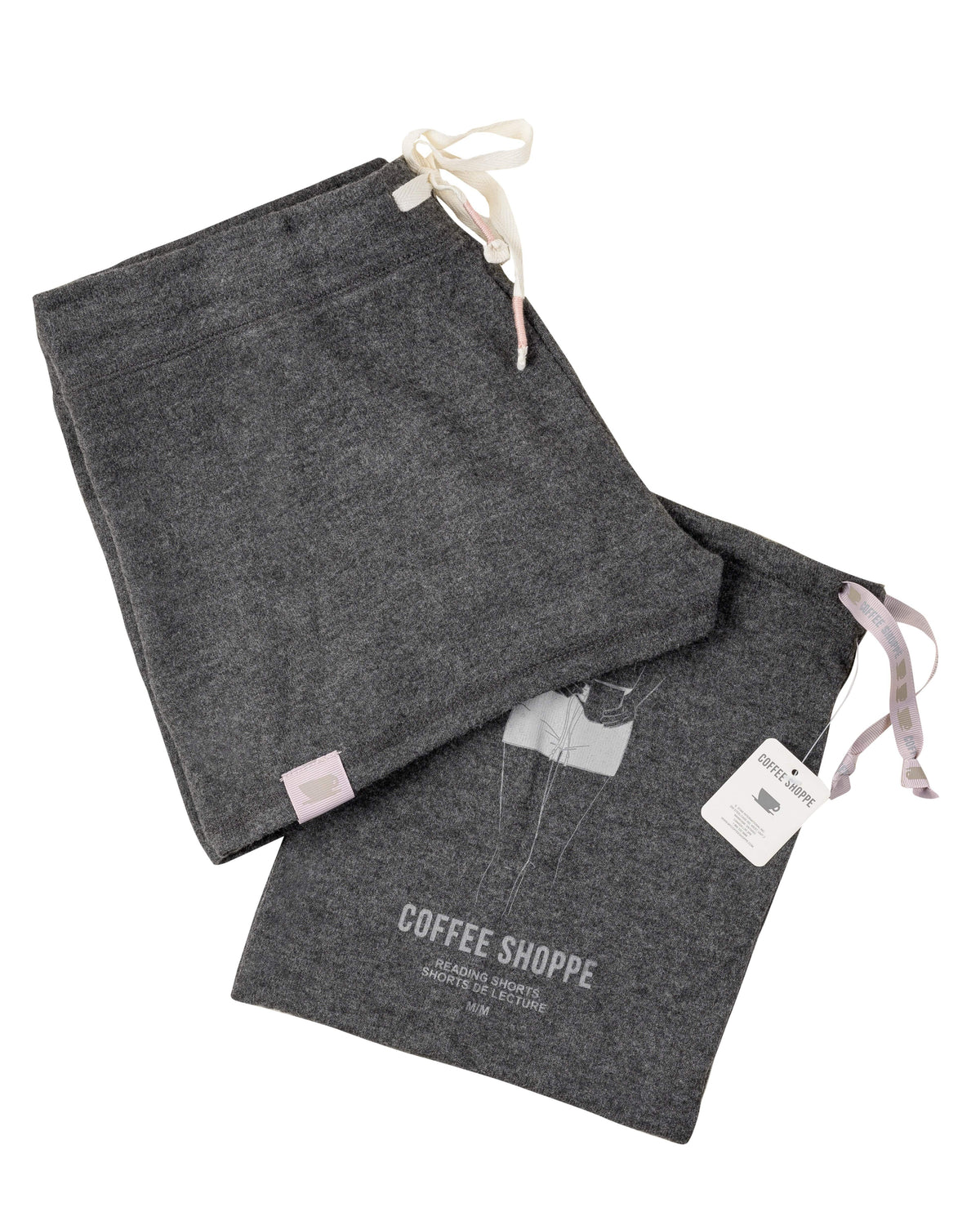 Short & Sweet Reading Shorts - Charcoal Mix - LATTELOVE Co.