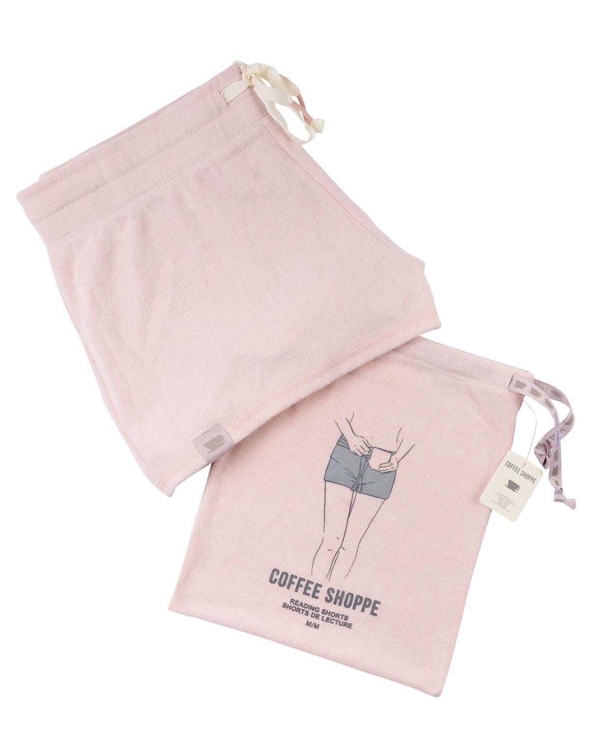 Short & Sweet Reading Shorts - Millennial Pink - LATTELOVE Co.