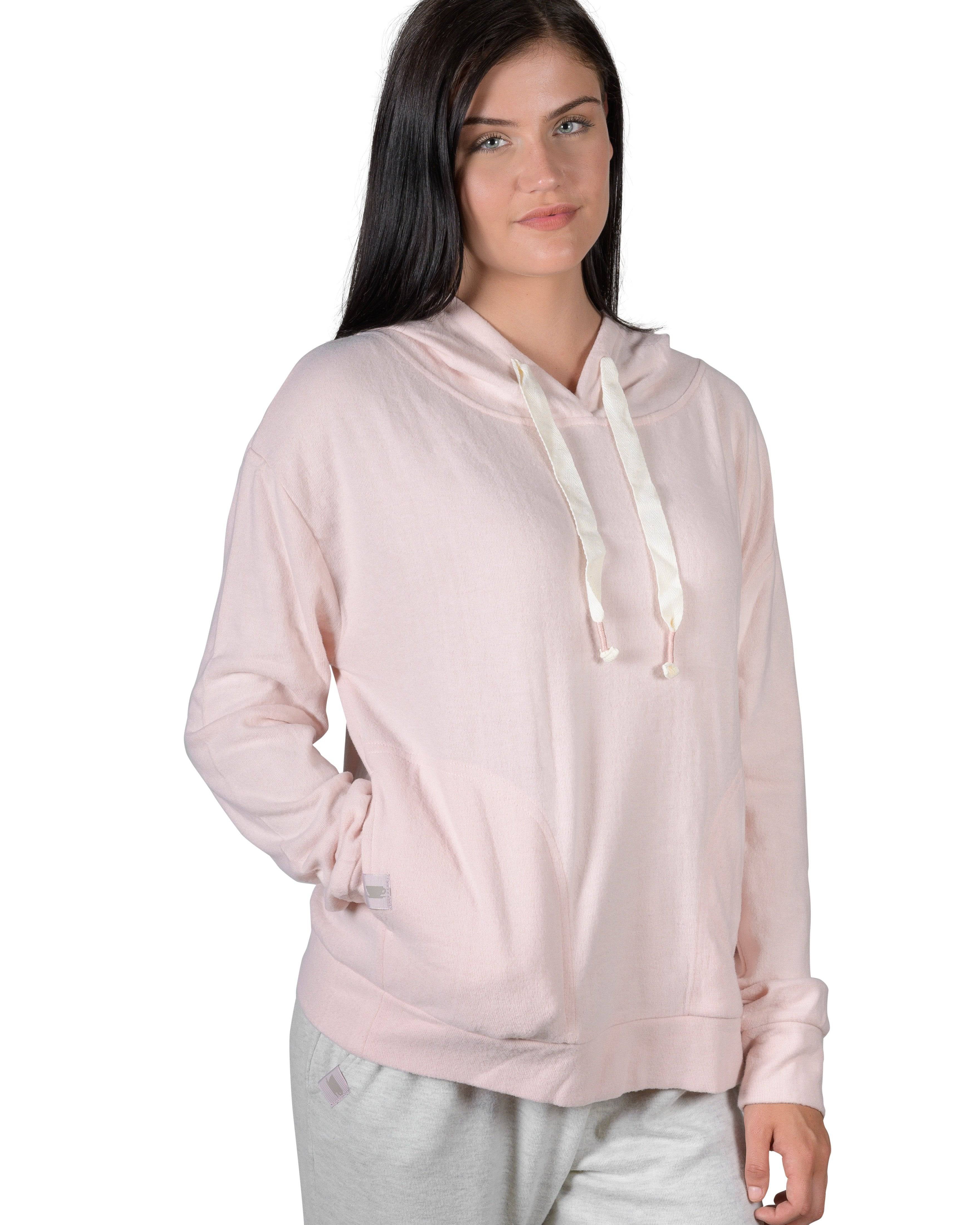 Slip-It-On Reading Hoody - Millennial Pink - LATTELOVE Co.