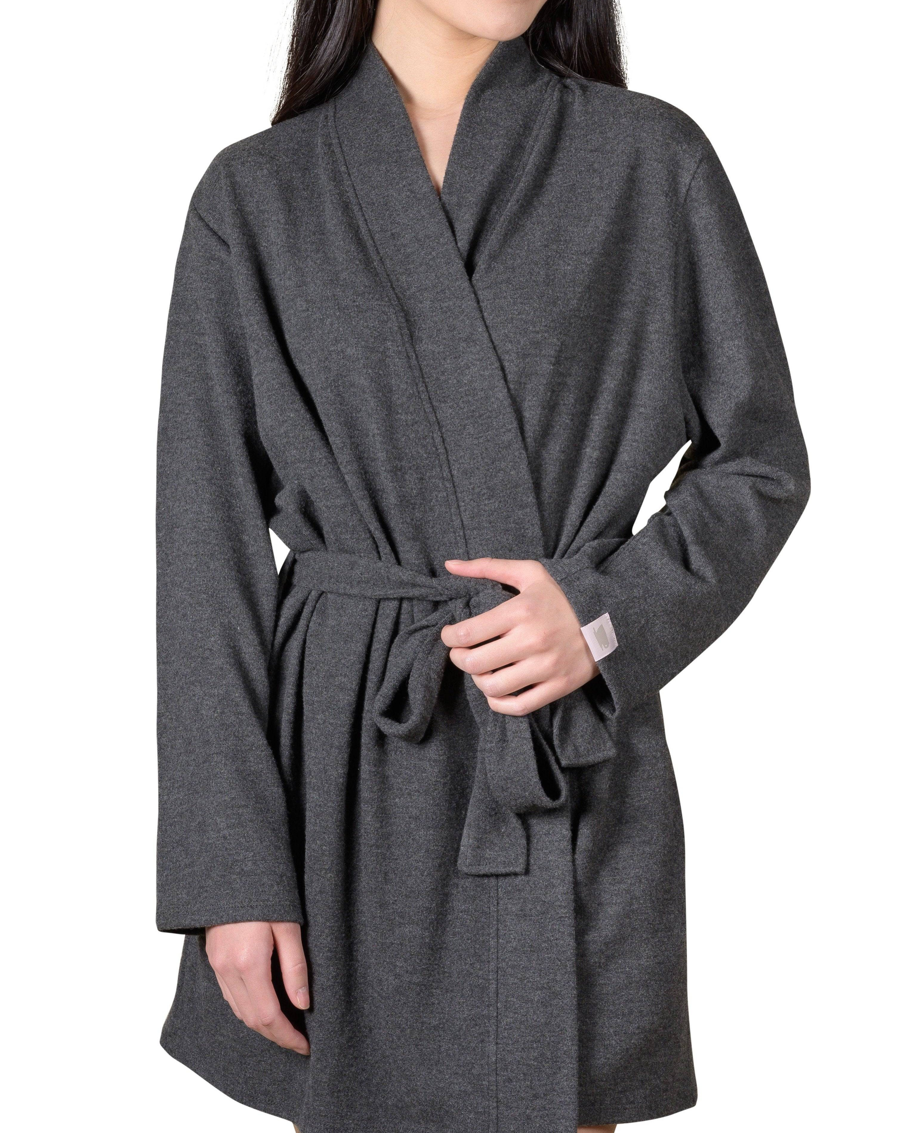 Wrap-It-Up Reading Robe - Charcoal Mix - LATTELOVE Co.