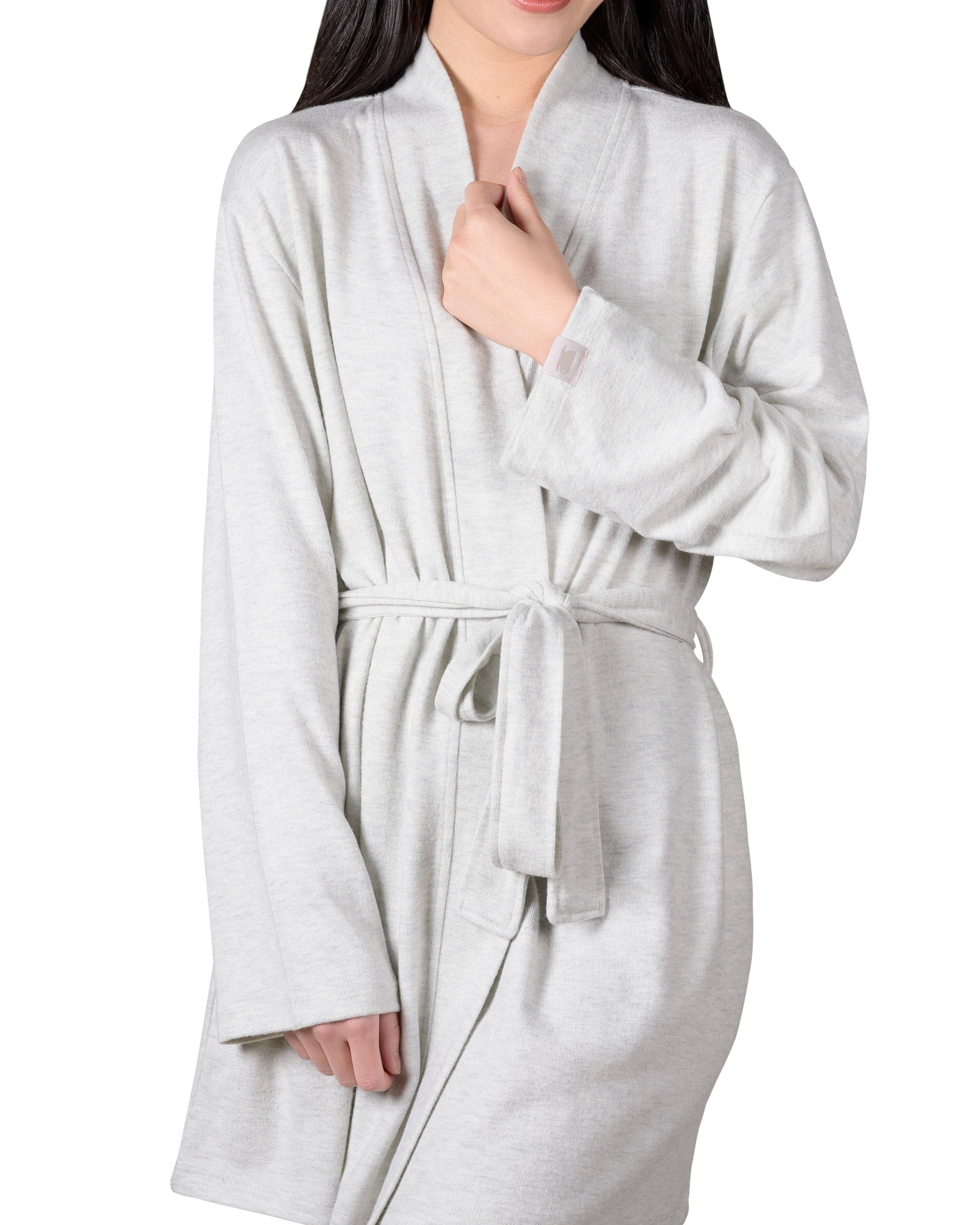 Wrap-It-Up Reading Robe - Grey Mix - LATTELOVE Co.