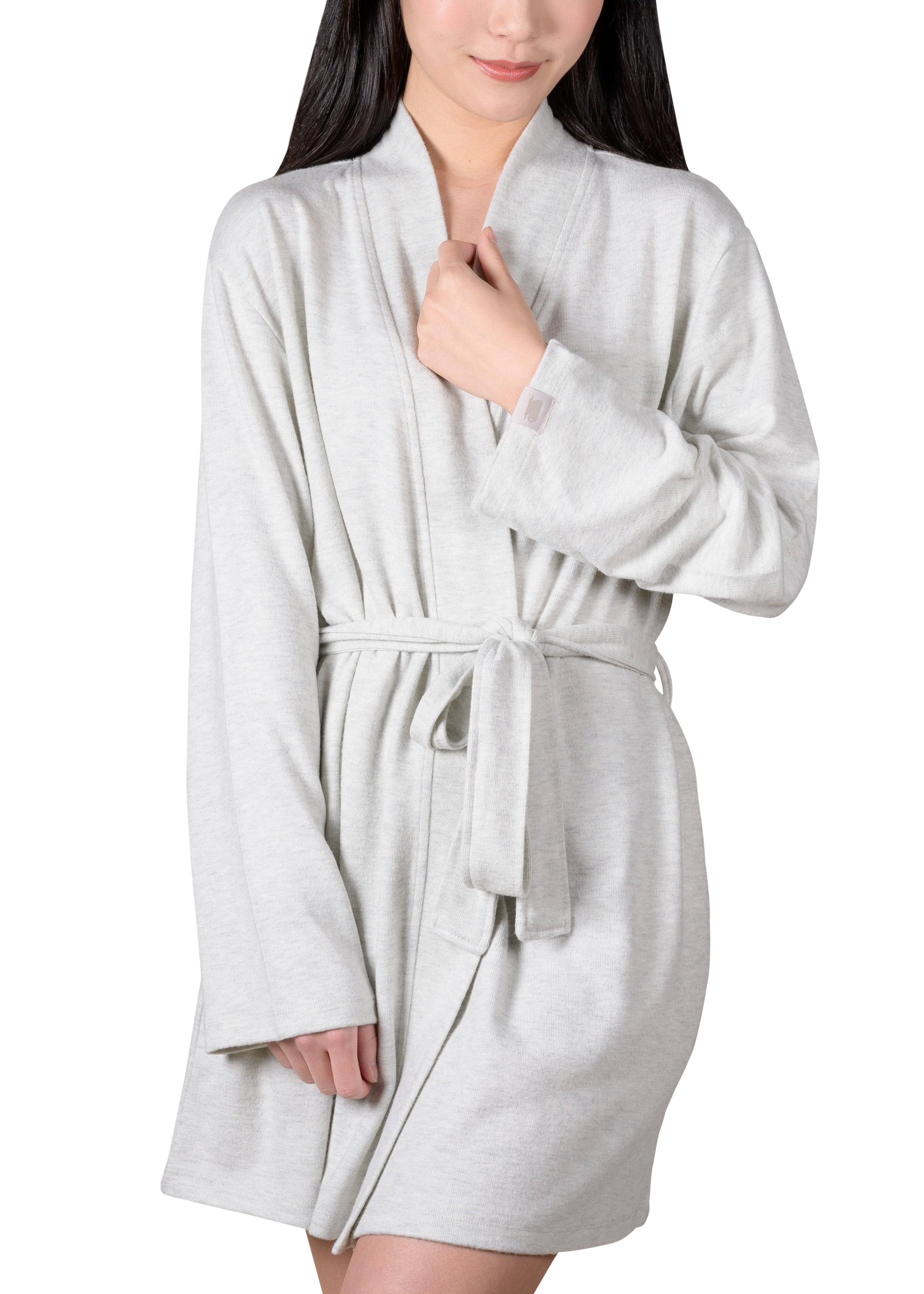 The Reading Robe Wrap-It-Up Reading Robe - Grey Mix – LATTELOVE Co.