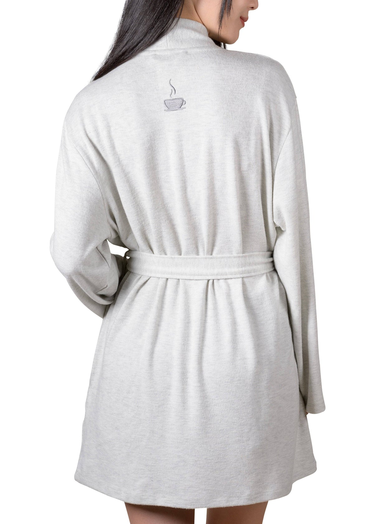 Wrap-It-Up Reading Robe - Grey Mix - LATTELOVE Co.