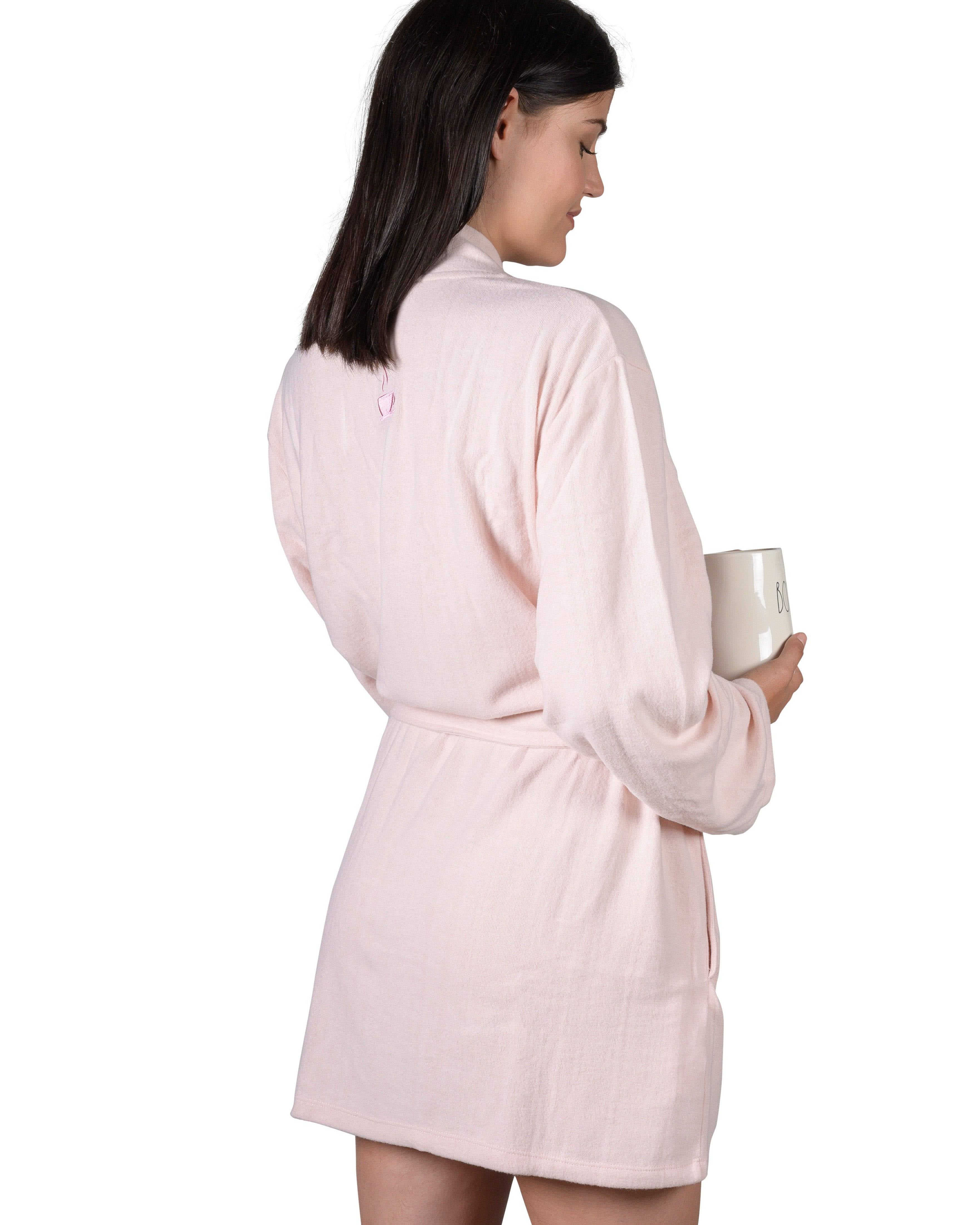 Wrap-It-Up Reading Robe - Millennial Pink - LATTELOVE Co.