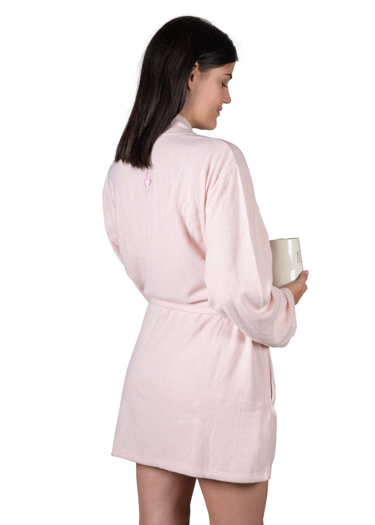 The Reading Robe Wrap-It-Up Reading Robe - Millennial Pink – LATTELOVE Co.